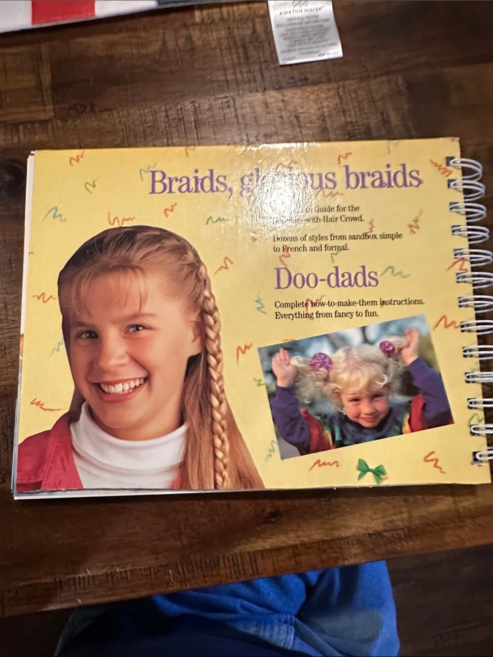 Braids & Bows Kids Hairstyling Book - White Cover with Teal Logo